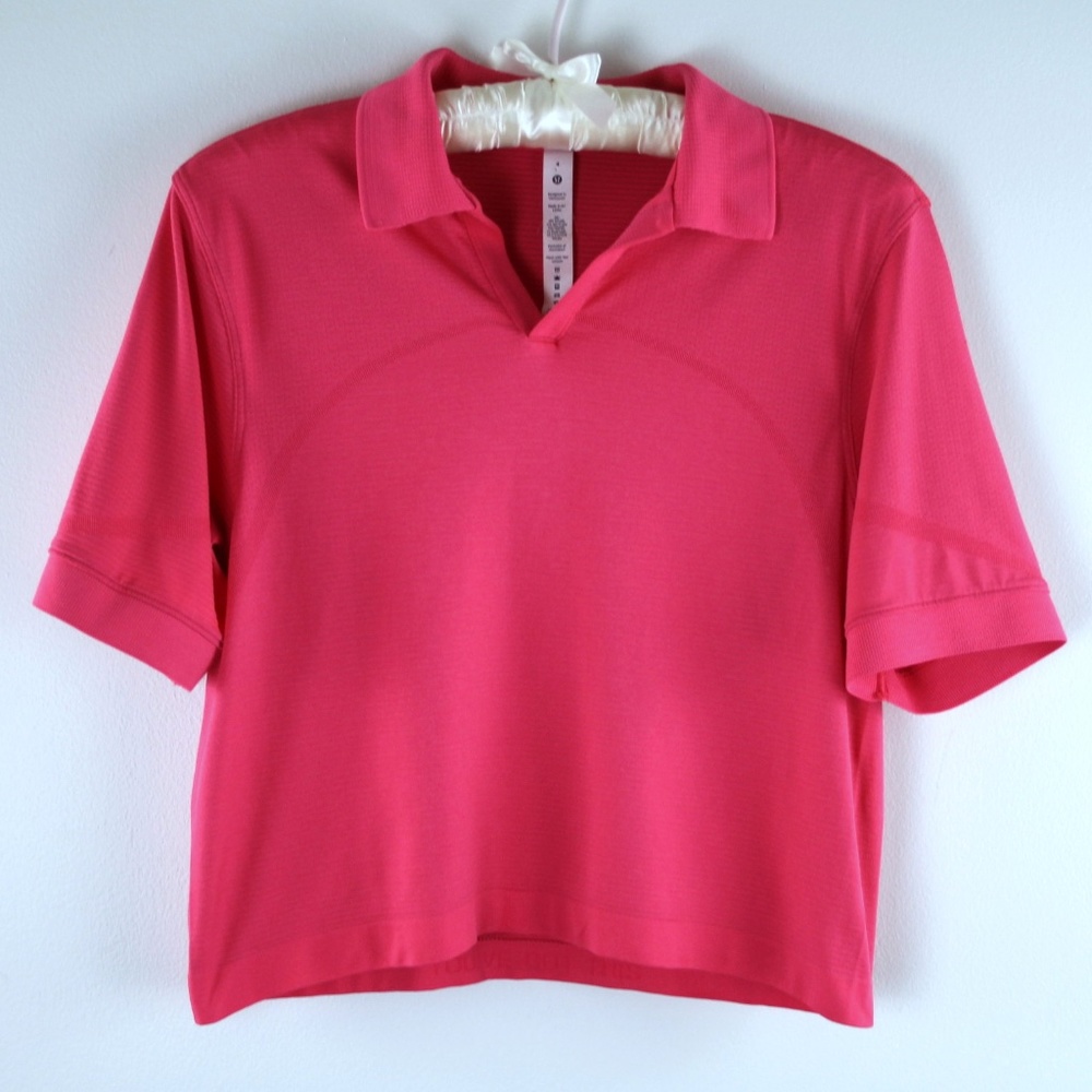 Lululemon Swiftly Tech Relaxed Fit Lip Gloss Pink Cro… Gem